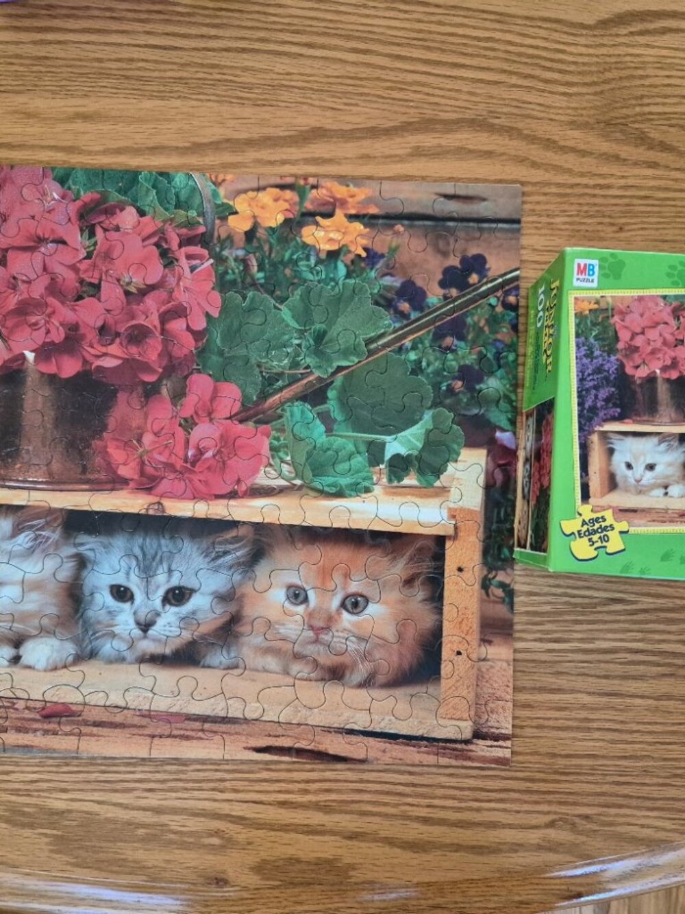 100 Piece Junior JIgsaw Puzzle-Kittens